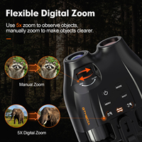 Jumelles de vision nocturne GTMEDIA 1080P à prix dropshipping, 7 niveaux de vision nocturne, lumière 850nm, zoom 5X, portée 300M dans l'obscurité, lunettes de vision nocturne