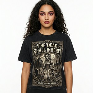 Camiseta Personalizada para Mujer, Diseño Gráfico de Anatomía Femenina, Estilo Gótico, Ropa Urbana, Algodón Premium, Impresión Serigráfica - Product Image 5