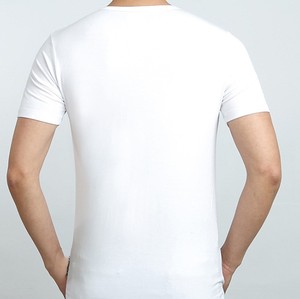 Camiseta Casual de Algodón para Hombre, Diseño 2026, Fabricación OEM ODM, Cuello Redondo, Manga Corta, Corte Regular, Color Negro - Product Image 4