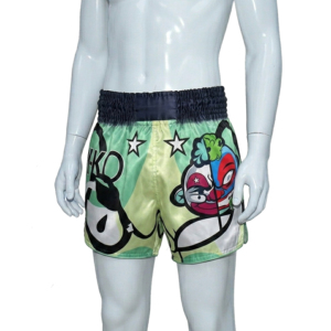 Pantalones Cortos de Entrenamiento de Muay Thai para Hombre, de Seda/Satén, con Logotipo Personalizable en la Parte Delantera y Ajuste Personalizado, Transpirables, de Secado Rápido, Ligeros y de Cintura Alta - Product Image 2