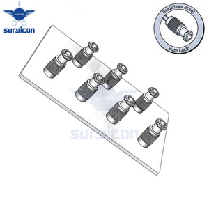 Adaptador de Transferencia de Fluidos de Precisión de Acero Inoxidable Sure Lock, Longitud 3 cm / 1-1/4 pulgadas, Conector Reutilizable para Jeringa Metálica - Product Image 6