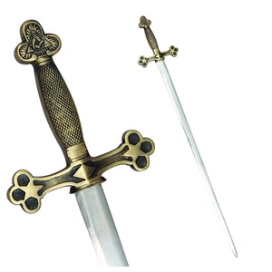 Fellowcraft Blue Lodge Zeremonieller Schwert-Kompass Gold & Schwarz Griff Freimaurer-Regalia Ehrengarde Parade Uniform Ausrüstung - Product Image 4