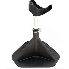 Soporte para pezuña de caballo con cuna y Poste ajustable para pezuña de herrador para recortar herrajes y uso de limpieza - Product Image 6