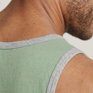 เสื้อกล้ามผู้ชายสองสี แขนกุด เสื้อกั๊กฤดูร้อน น้ำหนักเบา ระบายอากาศได้ดี สวมใส่สบาย เหมาะสำหรับออกกำลังกาย ฟิตเนส ทันสมัย ใส่สบาย ชุดออกกำลังกาย รับผลิตตามแบบ OEM - Product Image 5