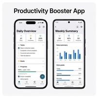 RoyalCraft Enterprise Productivity Booster App Focus Tools Task Manager Objectifs Suivi de l'efficacité quotidienne IOS Android Linux Mac
