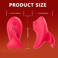 Vibrateur à succion clitoridienne portable, design doigt, mains libres, mini, en silicone, étanche, rechargeable, vente en gros ODM