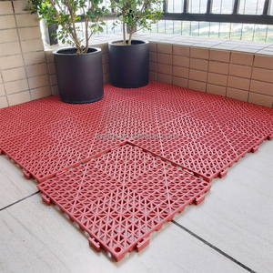 Interlocking Soft PVC Floor Tile Non-Slip Splicing <b>Waterproof</b> <b>Mat</b> Drain Pool Water Park - Product Image 6