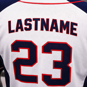 Camiseta de Béisbol Corta Personalizada para Clubes y Equipos, de Secado Rápido, Transpirable, en Tela de Poliéster Sublimada y Bordada, para Jugadores, Tallas Grandes - Product Image 4