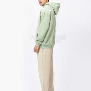 เสื้อฮู้ดดี้ผ้าฝ้ายพื้นฐานสวมใส่สบาย ทรงทันสมัย พร้อมตะเข็บทนทานและวัสดุระบายอากาศได้ดี - Product Image 5