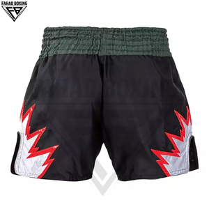 Pantalones Cortos de Muay Thai Personalizados 2026 para Adultos, Profesionales, para Entrenamiento de MMA y Boxeo, con Diseño de Rayo, OEM/ODM Disponible - Product Image 2