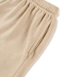 Pantalones Cortos Deportivos de Verano para Hombre, Tallas Grandes, de Felpa Francesa Suave, Pantalones Cortos Deportivos de Algodón con Estampado de Malla - Product Image 5