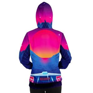 HAMIO SPORTS Sudadera Completa Casual de Verano para Mujer, Estilo Retro Futurista de los 80, Tejido Sólido, 100% Algodón Ecológico, Anti-Pilling - Product Image 4