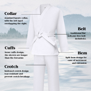 Uniformes de Jiu-Jitsu Brasileño Color Morado, Uniformes de Judo y Karate Unisex de Alta Calidad y a la Moda - Product Image 4