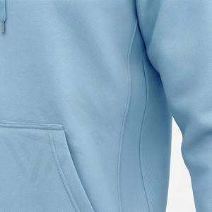 Sweat-shirt à capuche d'hiver personnalisé en gros, en molleton épais de coton, coupe classique, pour hommes, écologique, style streetwear - Product Image 5