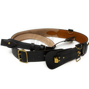 Cinturón Resistente Sam Browne con Correa de Cuero Vacuno, Hebilla de Acero Ajustable, Estilo Casual, Ecológico y Personalizable - Product Image 4
