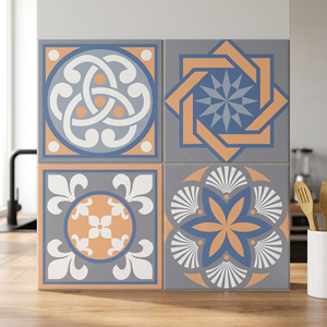 กระเบื้องเซรามิกสีขัดดอกไม้ขนาด300x300มม. สไตล์โมร็อกโก - Product Image 6