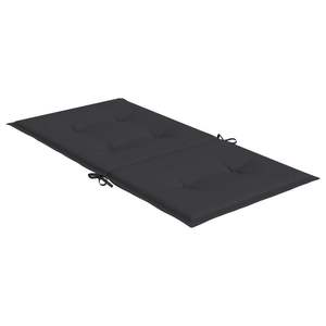Juego de 2 Cojines Negros para Silla de Respaldo Bajo, Tela Oxford, 100% Poliéster, para Uso en Exteriores - Product Image 5