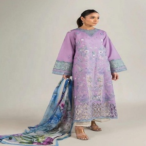 Robe indienne pakistanaise exclusive pour fête et mariage Costume de mariée Salwar de l'exportateur indien robes de mariée pakistanaises - Product Image 5