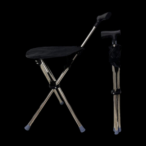 Silla de Senderismo Plegable de Acero de Alta Calidad al por Mayor, Bastón de Caminata Portátil con Colores y Logotipo Personalizados - Product Image 2