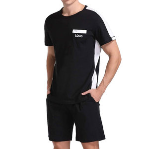 Ensemble de vêtements de sport respirants pour l'entraînement, le fitness et le quotidien, service OEM, t-shirt et short athlétiques pour homme, ensemble assorti - Product Image 2