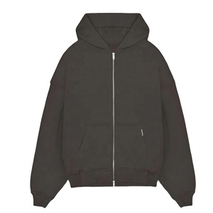 OEM personnalisé vintage sweat à capuche zippé surdimensionné unisexe jogging survêtements en coton survêtement deux pièces pantalon ensemble hommes 2025 motif imprimé - Product Image 6