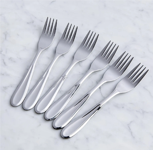 Juego de 6 Tenedores de Acero Inoxidable para Mesa de Comedor, Acabado Espejo, para Restaurantes, Más Vendidos - Product Image 2