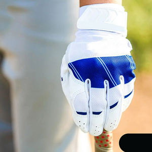 Guantes de béisbol deportivos para hombre con correa ajustable, guantes de bateo de béisbol transpirables de dedo completo - Product Image 4