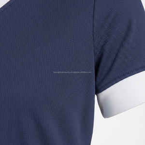 ชุดแบดมินตันหญิง คอวี แขนสั้น แบบจีบ รับผลิตตามสั่ง ขายส่ง - Product Image 5
