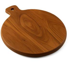 Planche à découper en bois d'acacia Belief, planche de service pour pizza et charcuterie, taille personnalisée, rectangulaire, avec poignée, écologique, épaisseur 1,5 cm - Product Image 2