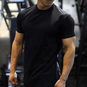 Camiseta Deportiva Ajustada para Hombre, 100% Algodón Transpirable con Cuello Redondo y Logotipo Personalizado con Serigrafía - Product Image 2