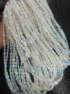 AAA Ethiopian <b>Opal</b> Smooth Oval Shape Beads 5-7mm Natural Gemstone For Jewelry Making At Wholesale Price - Product Image 2