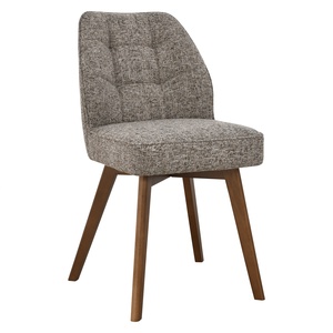 Modern Tufted Upholstered <b>Dining</b> <b>Chair</b> With Wooden Legs Fabric Seat Midcentury Design Home Furniture - Product Image 1