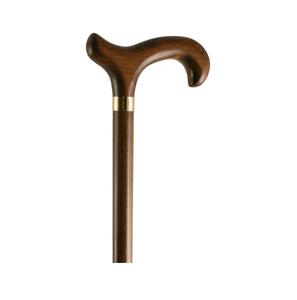 Bastón de madera tradicional con superficie pulida suave, construcción duradera para apoyo de personas mayores, para caminar al aire libre - Product Image 1