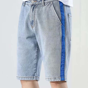 Wholesale High Street <b>Jeans</b> <b>Men</b> Denim Pants <b>men's</b> light Wash Breathable Casual Custom Denim Shorts for <b>Men</b> - Product Image 4