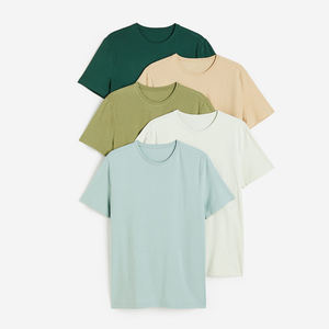 T-shirts pour hommes en jersey 100% coton biologique, manches courtes, t-shirt personnalisé, t-shirt d'été avec poche pour hommes, t-shirt blanc pour hommes - Product Image 2