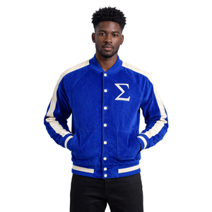 Chaqueta de Pana Phi Beta Sigma, Ropa de Fraternidad Griega con Diseño Clásico, Comodidad Premium y Ajuste Elegante - Product Image 1
