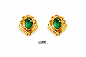 Pendientes de Oro Rosa de Lujo con Cristales de Circonita, Modernos, Ligeros y Cómodos, 100% Puro Certificado, Joyería MOLL - Product Image 5