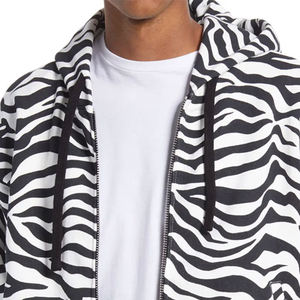 Conception de logo personnalisé, vêtements décontractés pour l'hiver, design de haute qualité à prix abordable, fermeture éclair avec capuche, sweat à capuche pour homme, manches longues - Product Image 5