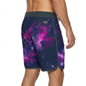 Shorts de bain pour hommes personnalisés avec logo ODM, taille élastique, respirants, séchage rapide, légers, pour la plage, décontractés, pour le surf et la natation - Product Image 4