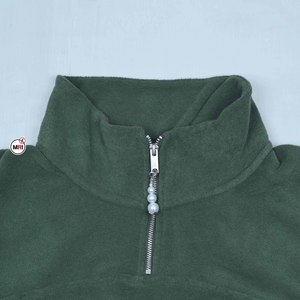 Conjunto Casual de Invierno para Mujer al por Mayor: Sudadera con Media Cremallera y Pantalón Jogger de Algodón Afelpado, con Cordón Ajustable, OEM, Marca Privada - Product Image 3
