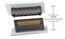 Samtec LSEM‑120‑03.0‑L‑DV‑A‑N‑K‑TR Razor‑Beam 0.8mm Pitch 40Pin 3.0mm Stack Height SMD Board‑to‑Board Connector Self‑Mate - Product Image 4