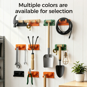 Orange Metal Wall Mounted <b>Hook</b> Rack Decorative Coat <b>Hook</b> Organizer for Home Entryway Bathroom <b>Kitchen</b> - Product Image 3