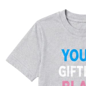 Camiseta Juvenil Gris de Manga Corta con Cuello Redondo y Diseño Gráfico para la Escuela, Ropa Cómoda para Uso Diario - Product Image 4