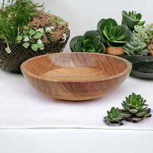 Bol en bois de haute qualité bol à salade en gros vaisselle sans danger pour les aliments pour la maison Restaurant Hôtel à bas prix - Product Image 1