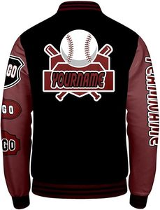 Chaqueta de Invierno Cálida y Cómoda para Hombre, Estilo Letterman, con Cuello Alto, Logotipo Frontal, Resistente al Viento, Ecológica, de Alta Calidad a un Precio Razonable - Product Image 2