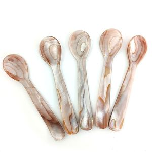 Pearl <b>Shell</b> Spoon Handmade Mother of Pearl Spoon Eco Friendly Seafood Spoon Natural <b>Shell</b> Spoon for Kitchen Tableware Use - Product Image 1