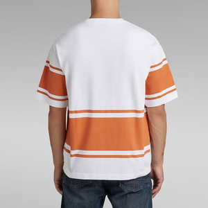 T-shirt unisexe d'été 100 % coton, personnalisé, 260-270 g, coupe oversize, manches courtes, motif uni – Pour homme - Product Image 4