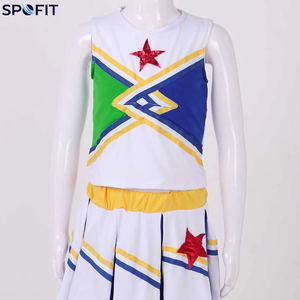 Tenues de cheerleading durables pour les entraînements d'équipe et les compétitions, impression personnalisée et design confortable, uniformes de cheerleading personnalisés - Product Image 4