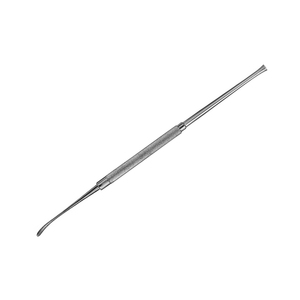 Curette chirurgicale réutilisable en acier inoxydable, courbée et pointue, 5 mm, type Freer - Product Image 5