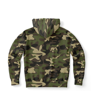 Streetwear Custom <b>Camo</b> Hoodie Vintage Camouflage Printing Heavyweight 100% Cotton Fabric <b>Men's</b> <b>Hoodies</b> & Sweatshirts - Product Image 4